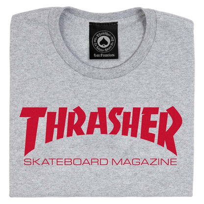 THRASHER SKATE MAG T-SHIRT GREY