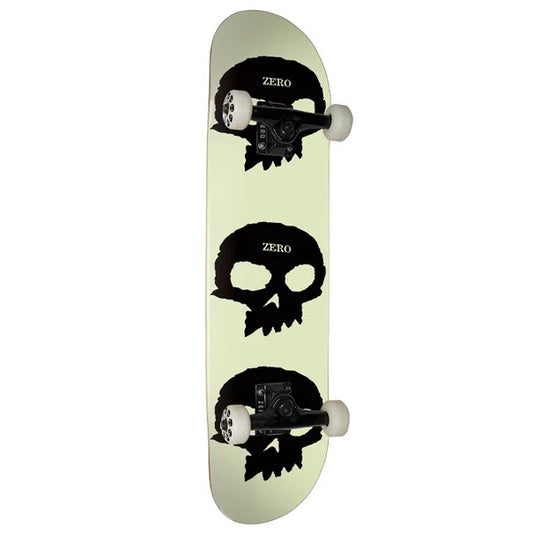 ZERO 3-SKULL GLOW IN THE DARK COMPLETE 8.0