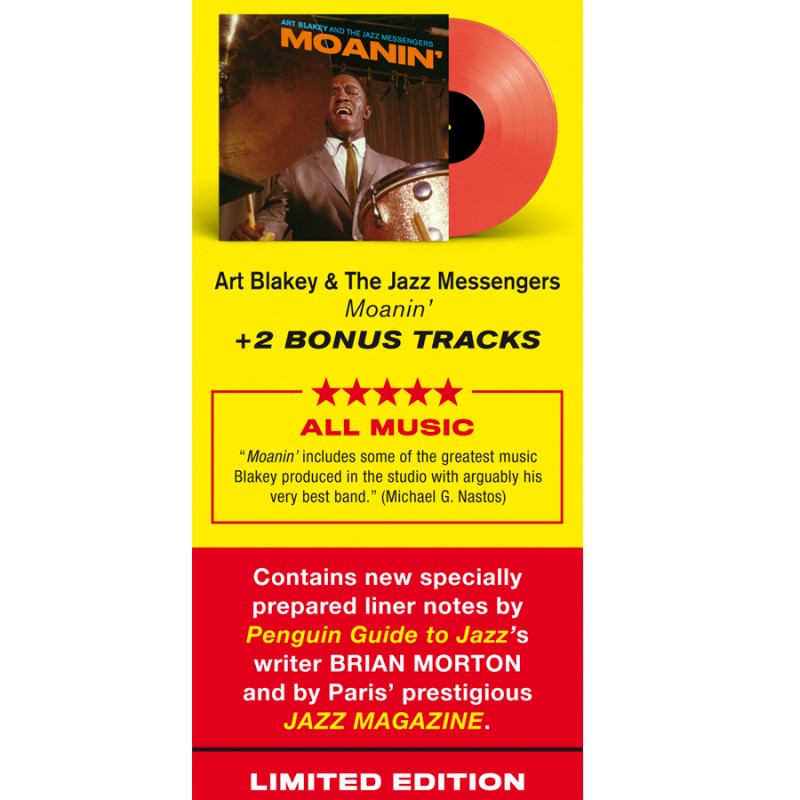 Art Blakey And The Jazz Messengers-Moanin' -Colored Vinyl-