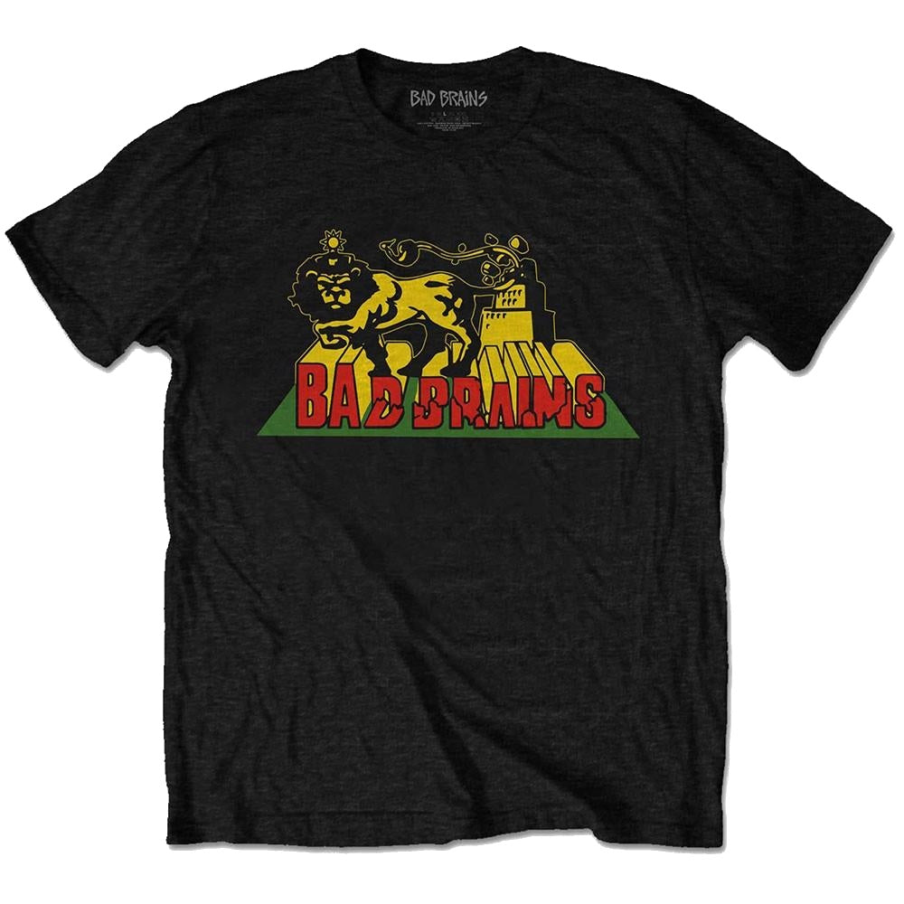 BAD BRAINS LION CRUSH T-SHIRT BLACK