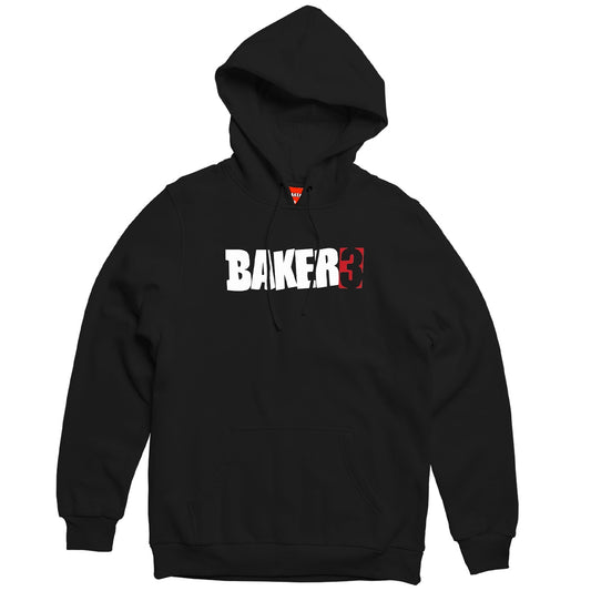 BAKER 3 HOODED SWEATER BLACK