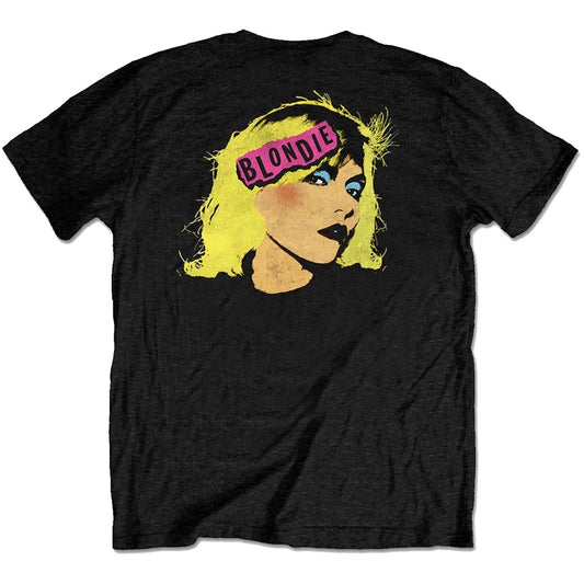 BLONDIE FRONT & BACK T-SHIRT BLACK