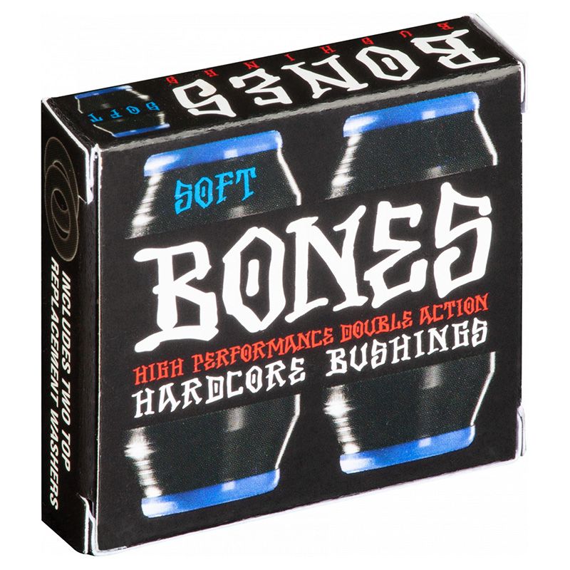 BONES HARDCORE BUSHINGS SOFT BLACK 81A