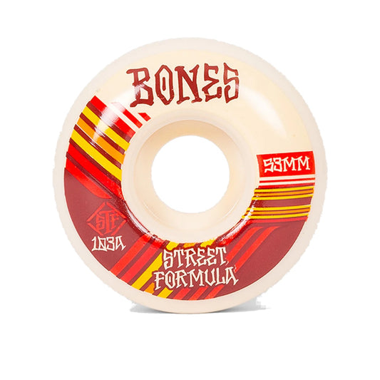 BONES STF RETROS V4 WIDE WHITE 103A 53MM