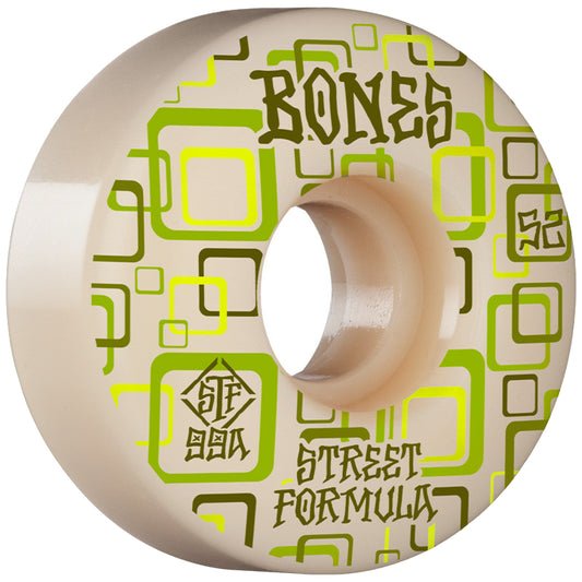 BONES STF RETROS V3 SLIMS WHITE 99A 52MM