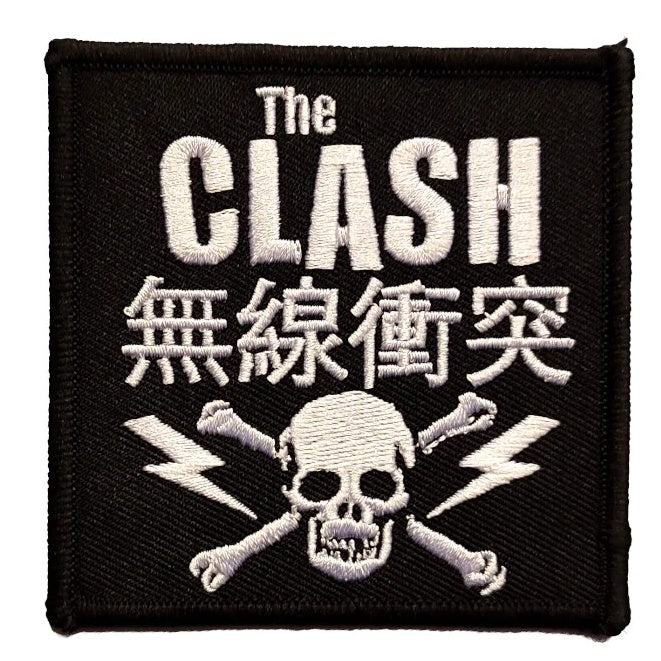 CLASH SKULL & CROSSBONES WOVEN PATCH