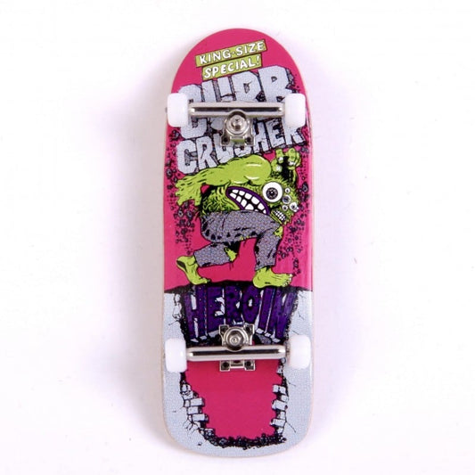 CUSTOM PRO X HEROIN CURB CRUSHER FINGERBOARD COMPLETE