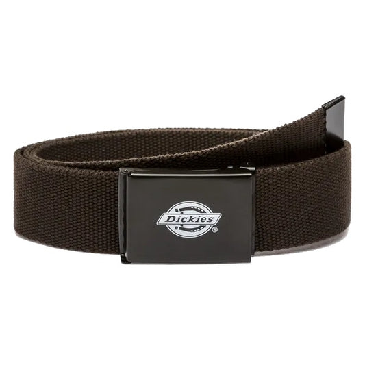 DICKIES ORCUTT WEB BELT DARK BROWN