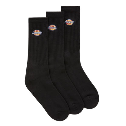 DICKIES VALLEY GROVE SOCKS MID BLACK 3PCK