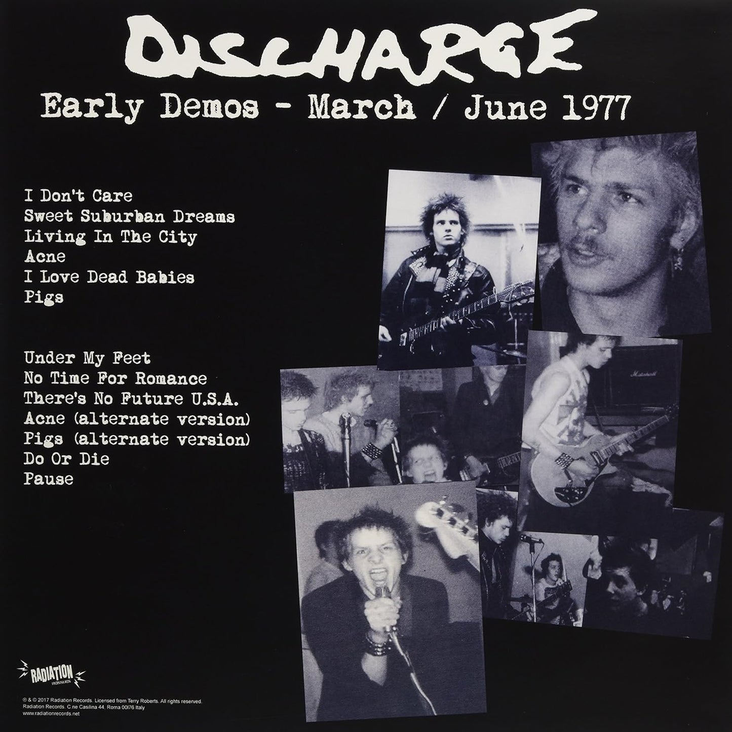 Discharge-Early Demos March/June 1977
