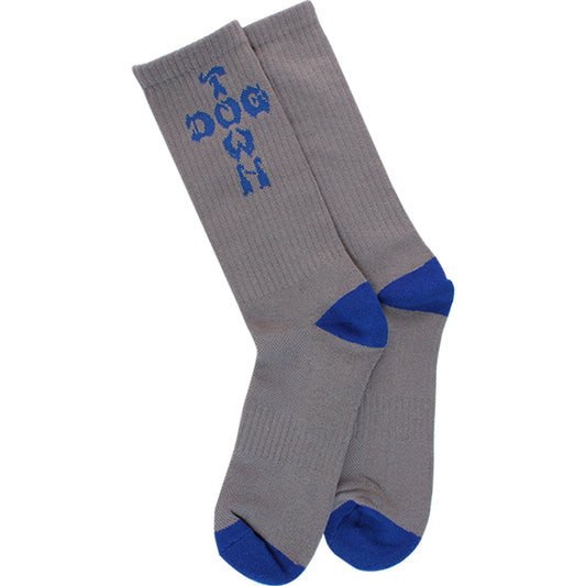 DOGTOWN CREW SOCK BLUE/GREY