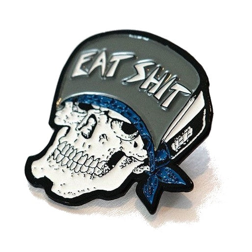 DOGTOWN EAT SHIT ENAMEL PIN