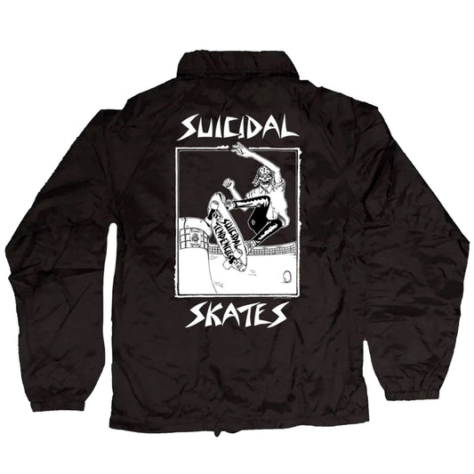 DOGTOWN SUICIDAL SKATES POOL SKATER WINDBREAKER BLACK