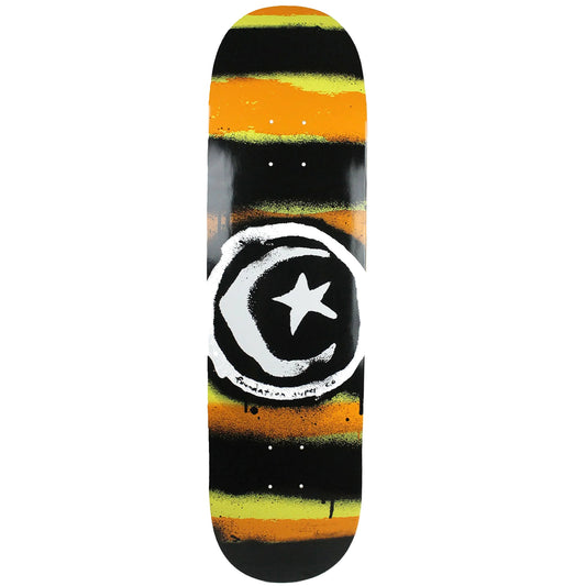 FOUNDATION STAR & MOON MUSTARD DISTRESSED 8.25