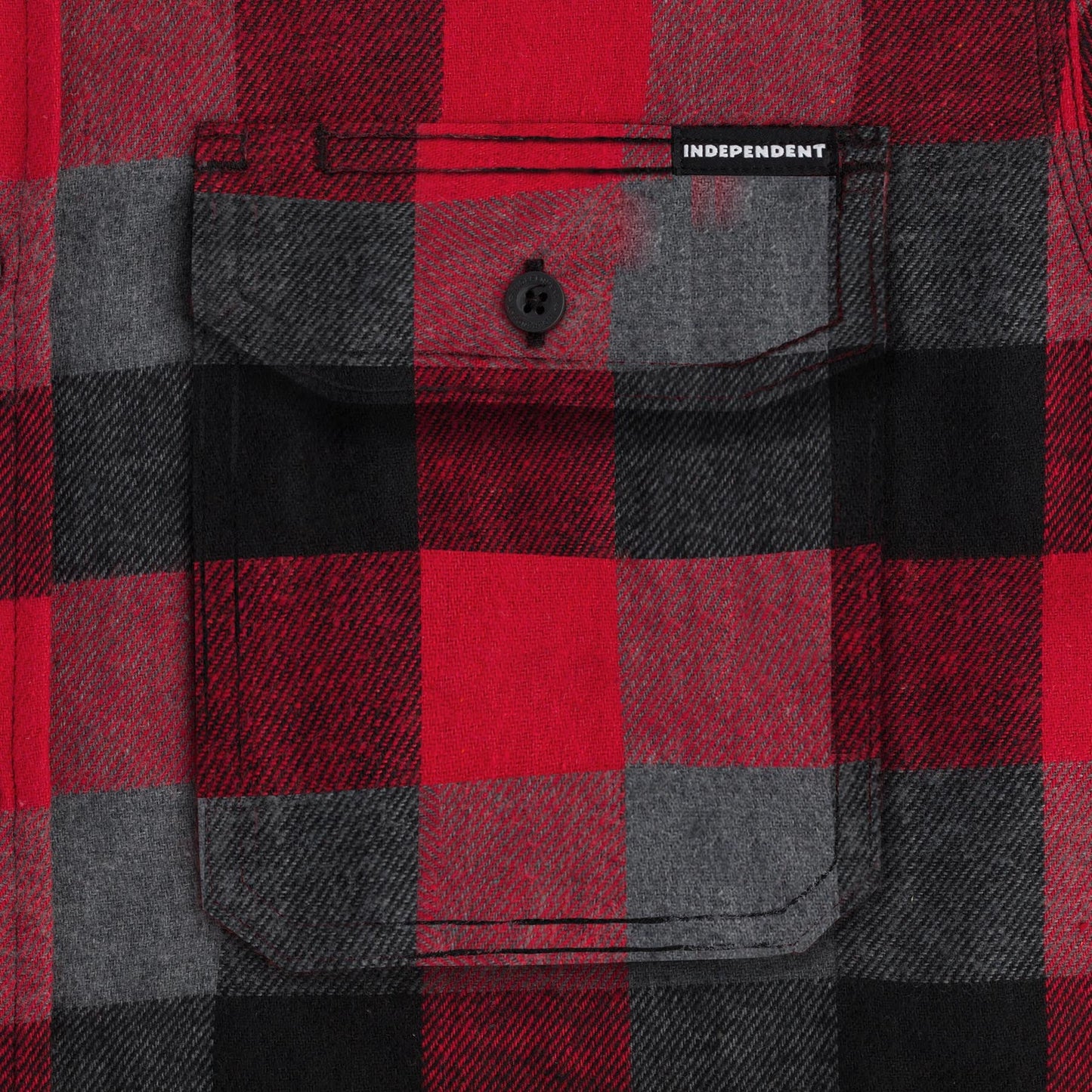 INDEPENDENT BELMONT SHIRT RED CHECK