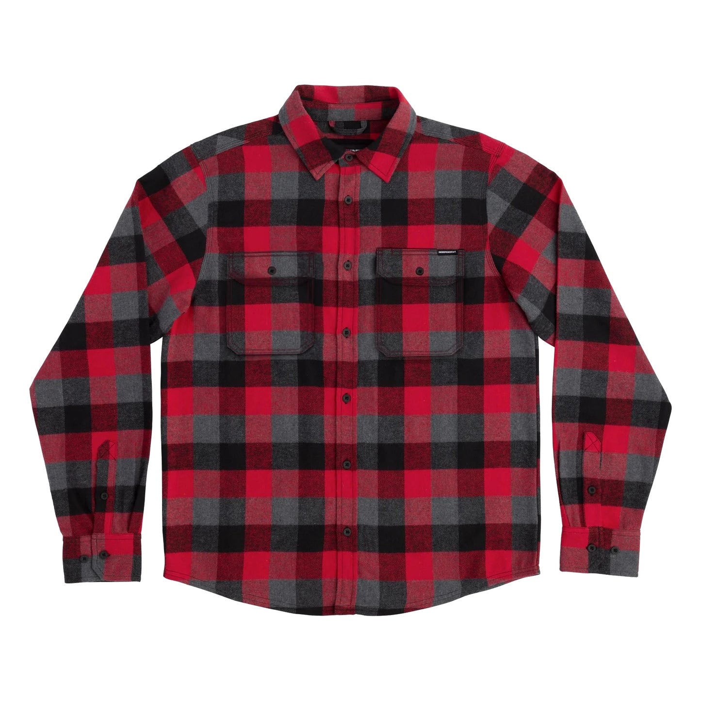 INDEPENDENT BELMONT SHIRT RED CHECK