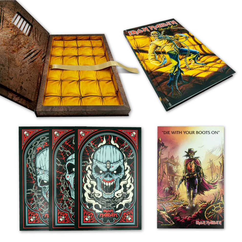 IRON MAIDEN-PIECE OF MIND DELUXE BOOK