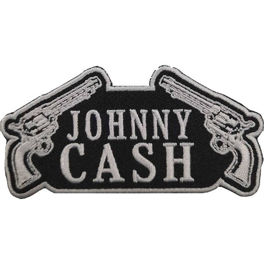 JOHNNY CASH GUN WOVEN PATCH