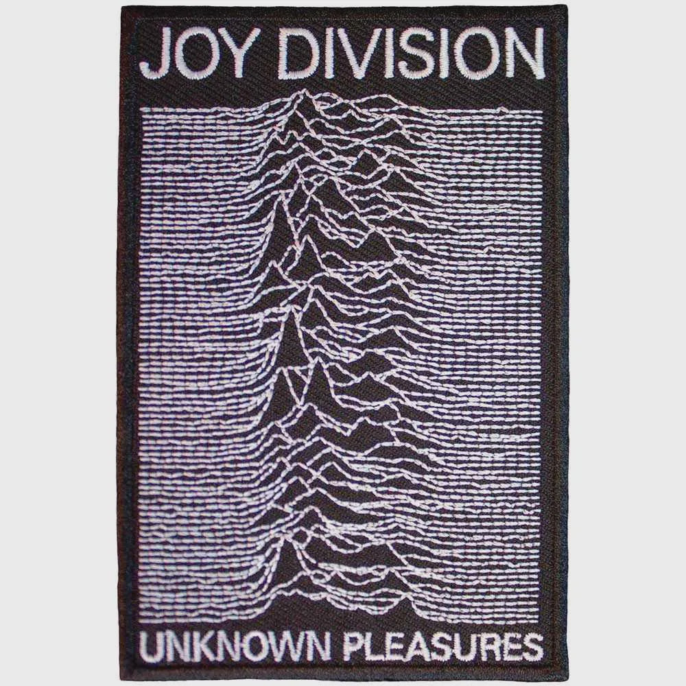 JOY DIVISION UNKNOWN PLEASURES WOVEN PATCH