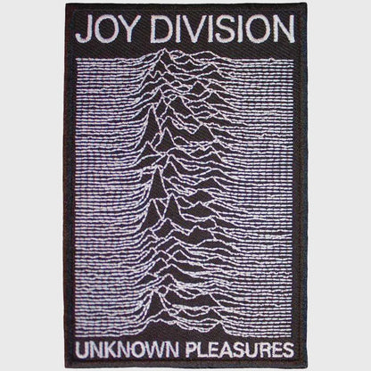 JOY DIVISION UNKNOWN PLEASURES WOVEN PATCH