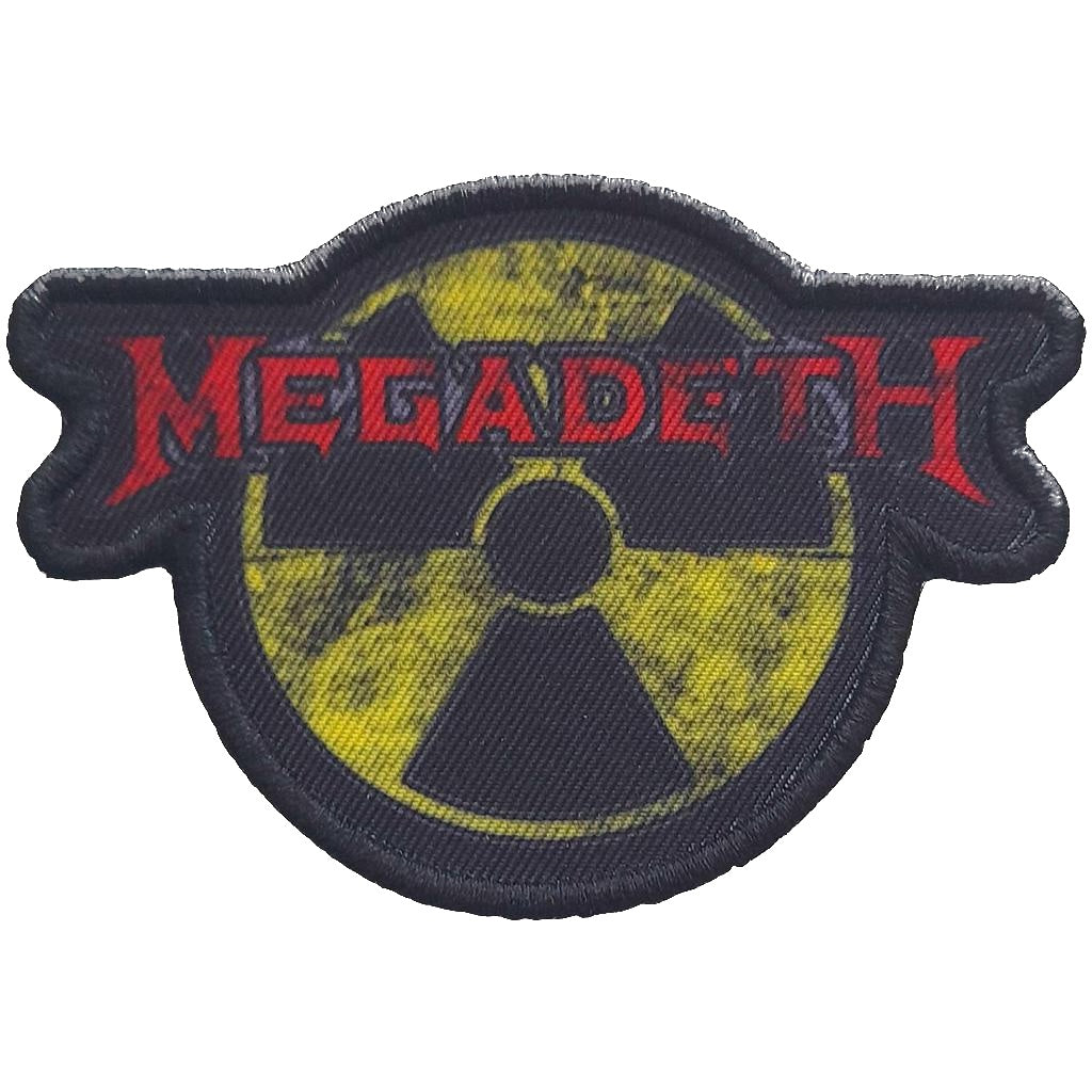 MEGADETH HAZARD LOGO PRINTED PATCH