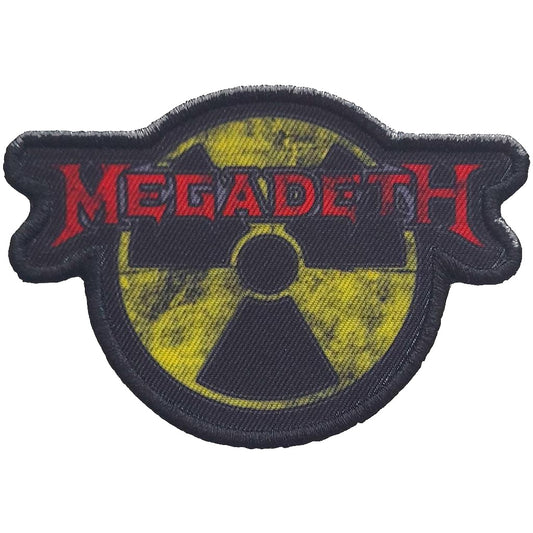 MEGADETH HAZARD LOGO PRINTED PATCH