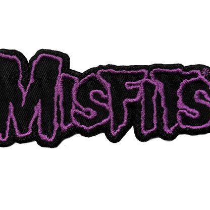 MISFITS PURPLE BORDER LOGO WOVEN PATCH