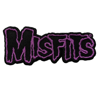 MISFITS PURPLE BORDER LOGO WOVEN PATCH