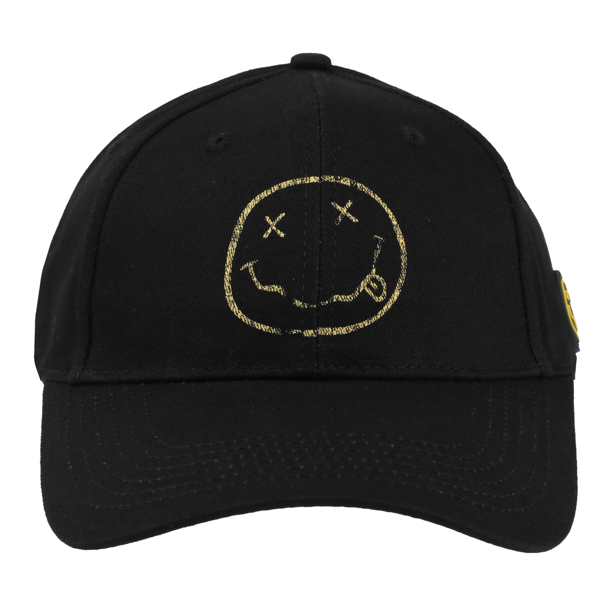 NIRVANA HAPPY FACE BASEBALL CAP