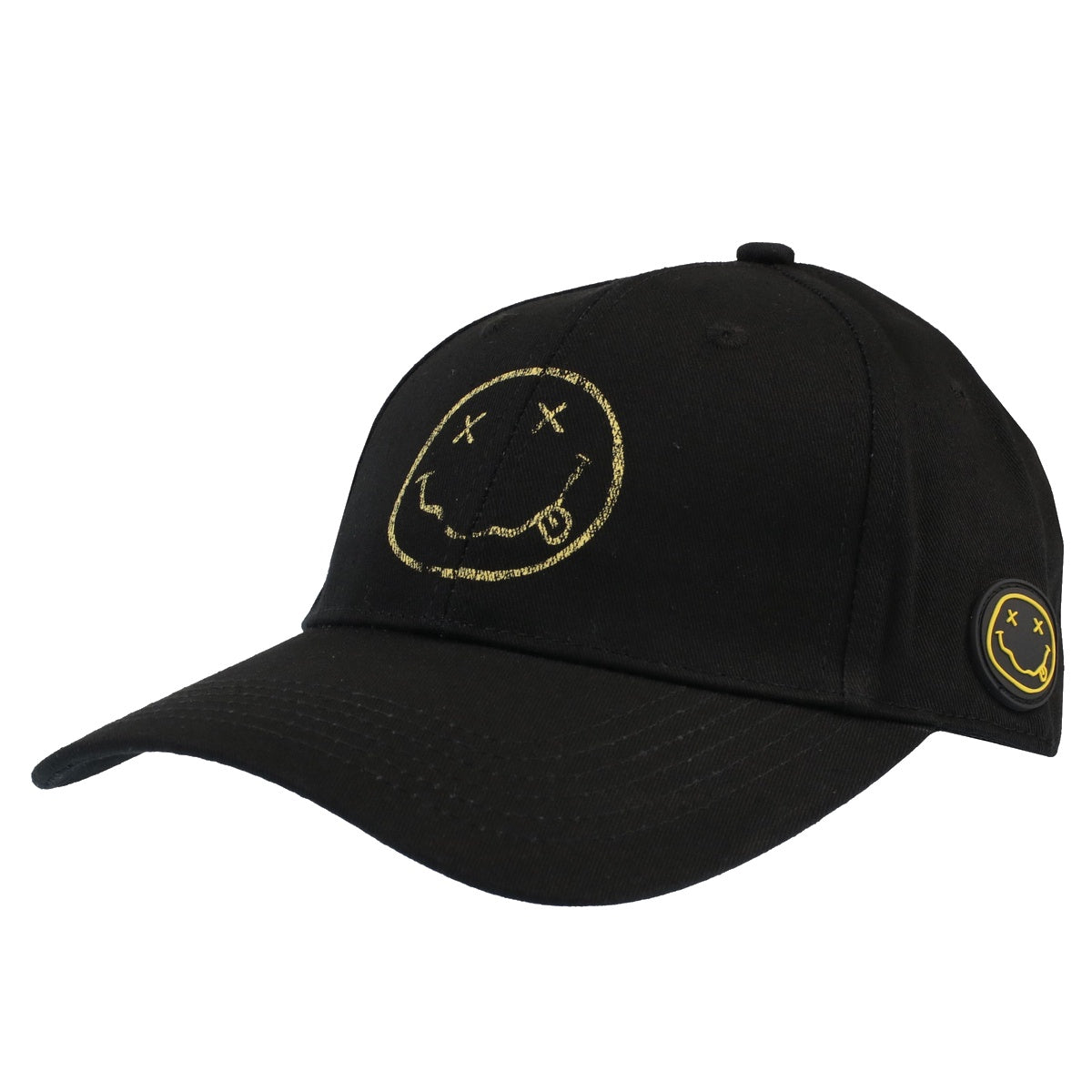 NIRVANA HAPPY FACE BASEBALL CAP