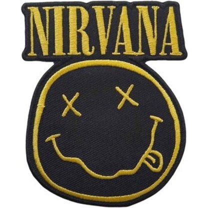 NIRVANA LOGO&HAPPY FACE PATCH