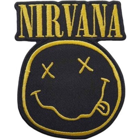 NIRVANA LOGO&HAPPY FACE PATCH