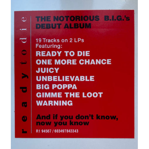 Notorious B.I.G.-Ready To Die