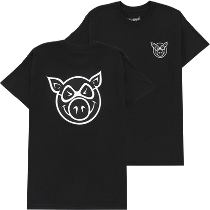 PIG F&B HEAD T-SHIRT BLACK