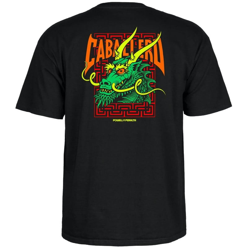 POWELL CAB STREET DRAGON II T-SHIRT BLACK