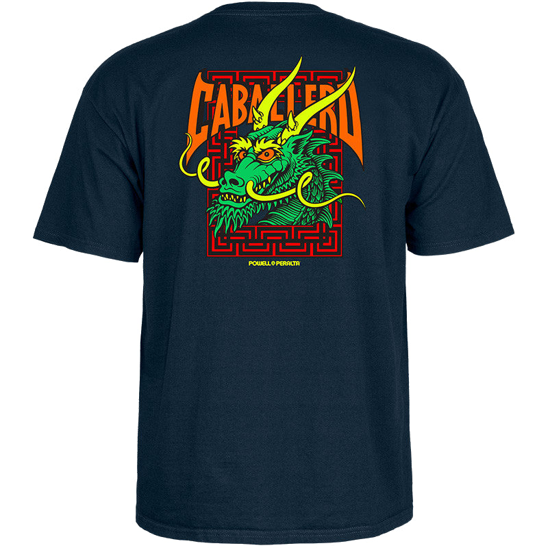 POWELL CAB STREET DRAGON II T-SHIRT NAVY