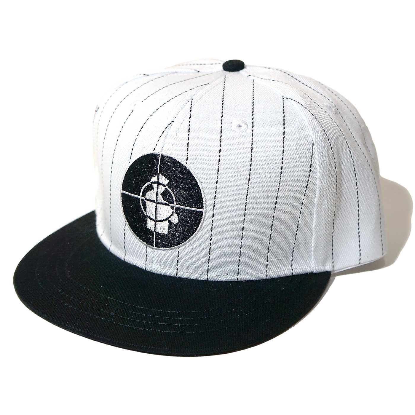 PUBLIC ENEMY TARGET BL/WH BASEBALL CAP