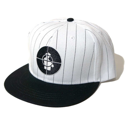 PUBLIC ENEMY TARGET BL/WH BASEBALL CAP