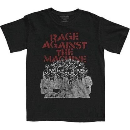 RAGE AGAINST THE MACHINE CROWD MASKS T-SHIRT