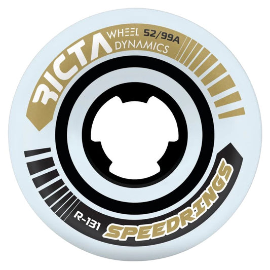 RICTA SPEEDRINGS SLIM WHITE/GOLD 99A 52MM