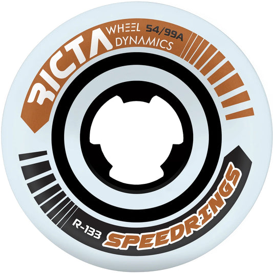 RICTA SPEEDRINGS WIDE WHITE/BRONZE 99A 54MM