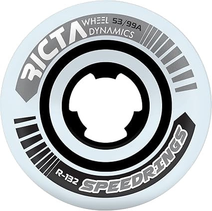 RICTA SPEEDRINGS WIDE WHITE/SILVER 99A 53MM