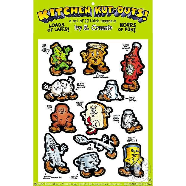 ROBERT CRUMB KITCHEN KUT-OUTS!