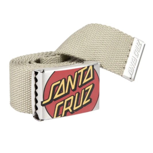 SANTA CRUZ CROP DOT BELT STONE GREY