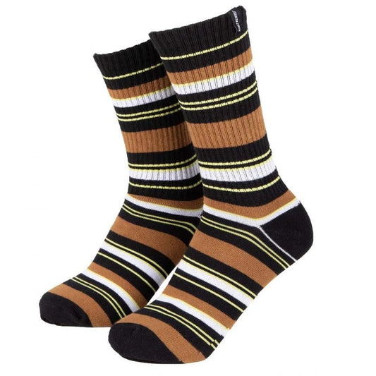 SANTA CRUZ FELIX SOCKS BLACK/RUST/GREEN