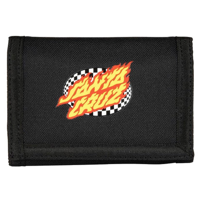 SANTA CRUZ OVAL CHECK FLAME WALLET