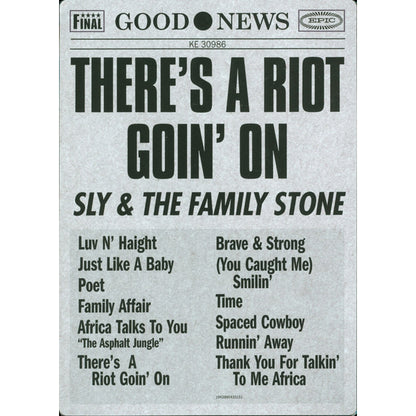Sly & The Family Stone-There's A Riot Goin' On -Gatefold-
