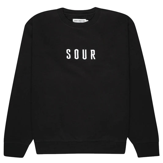 SOUR GUSTAV PREMIUM CREWNECK SWEATER BLACK