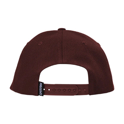 SPITFIRE BIGHEAD FILL SNAPBACK DARK RED/RED