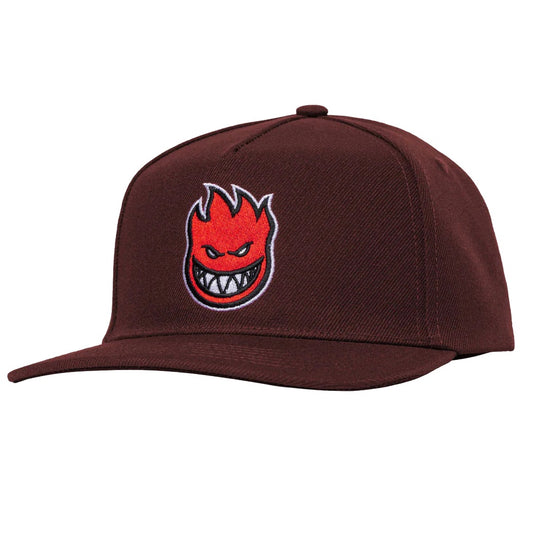 SPITFIRE BIGHEAD FILL SNAPBACK DARK RED/RED